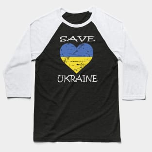 Save heart ukraine Baseball T-Shirt